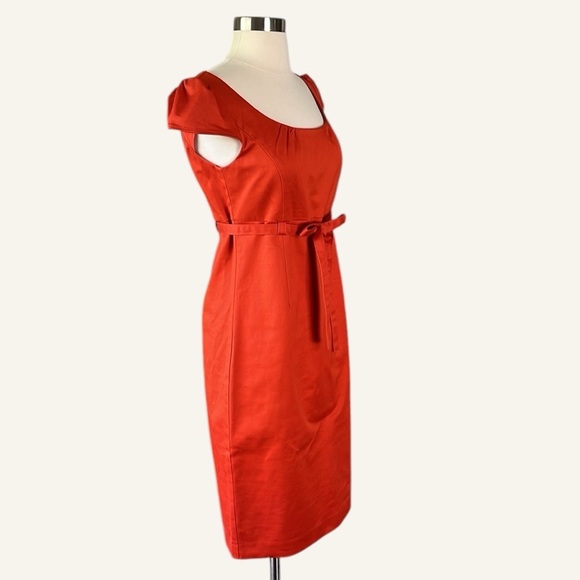 LAURA ASHLEY Belted Sheath Dress Size 8 - Picture 2 of 12